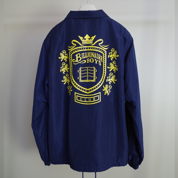 Billionaire Boys Club Coach Jacket Navy / Yellow - M - Picture 2 of 10